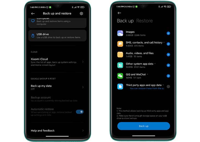 بازیابی پیامک‌های حذف شده با Mi Cloud