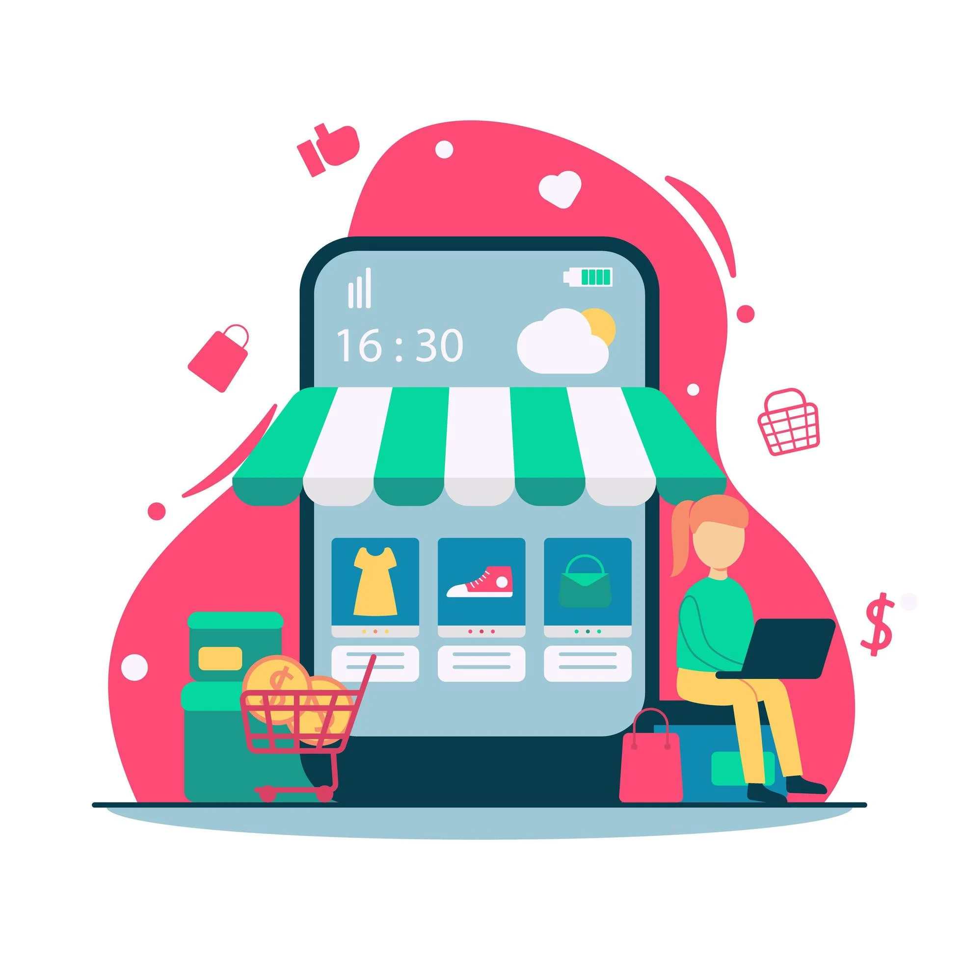 توسعه فروشگاه آنلاین