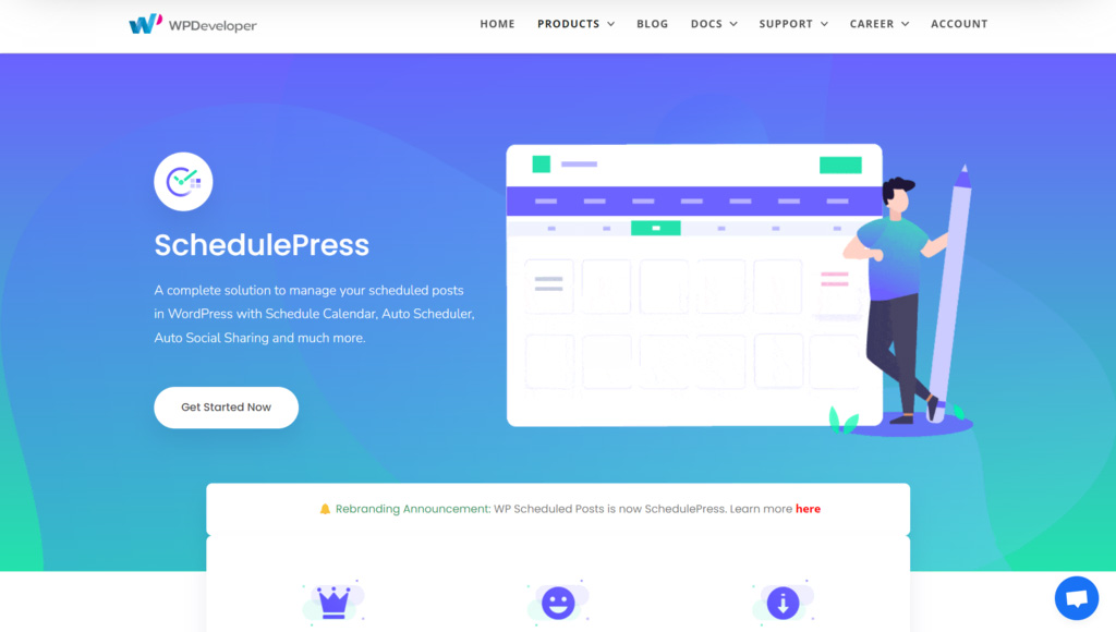 افزونه تقویم SchedulePress