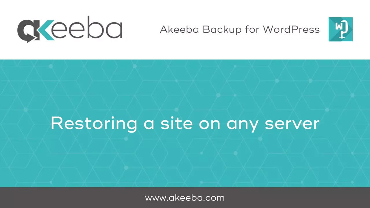 Akeeba Backup