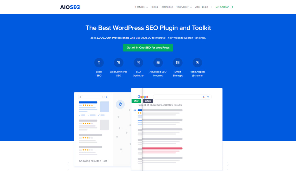افزونه سئو all in one seo