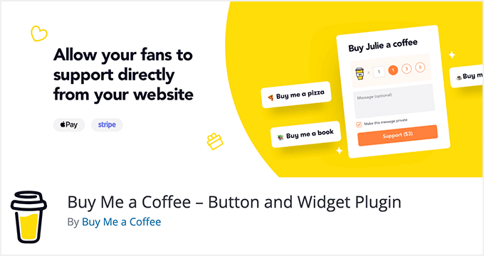 افزونه Buy Me a Coffee
