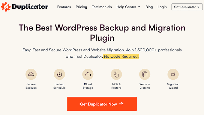 افزونه Duplicator