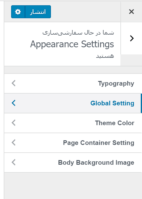 appearance- قالب وردپرس Store shopline