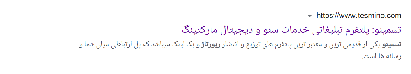 Rich Snippets-ریچ اسنیپت