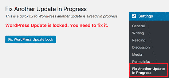 نحوه رفع خطای Another Update in Process چگونه است؟