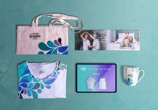 Design and sale of T-shirts and bags