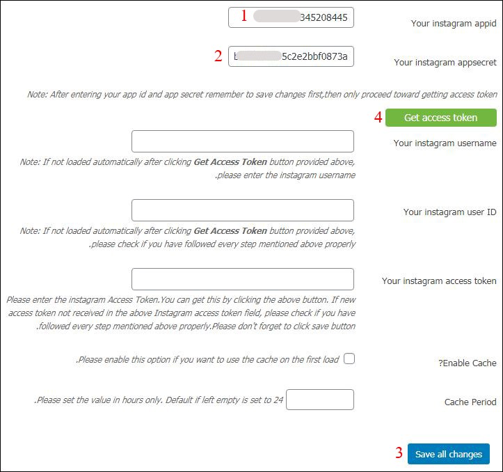 Get access token