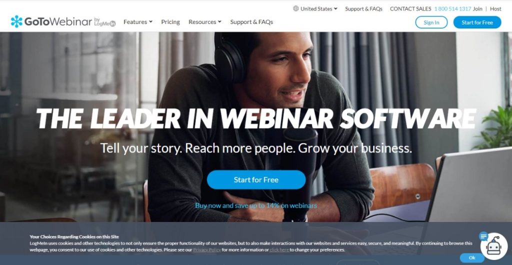 وبسایت GoToWebinar