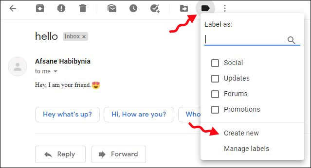 Lable massege in gmail-بهترین ویژگی‌ های جیمیل