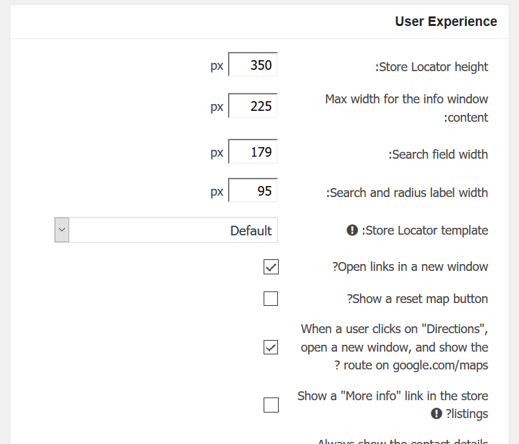 user experience- نوع نمایش نقشه به کاربران