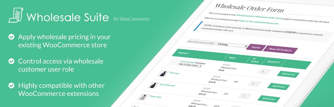 افزونه عمده فروشی ووکامرس