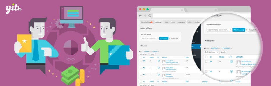 افزونه همکاری در فروش YITH WooCommerce Affiliates