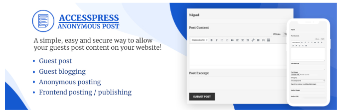 افزونه AccessPress Anonymous Post