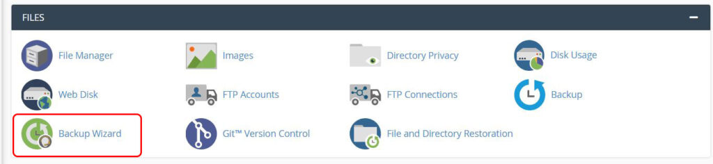 cPanel---Main backup wizard