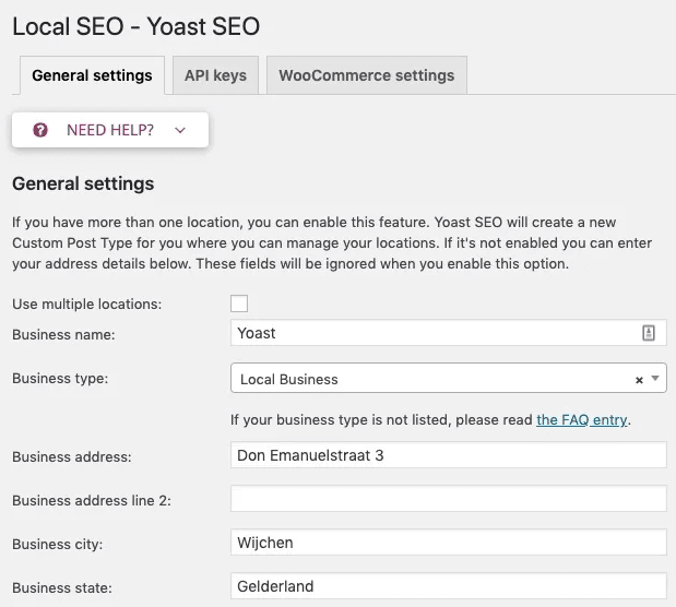 local seo- داده های ساختار یافته در وردپرس