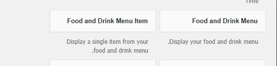 menu widget-منوی رستوران در وردپرس