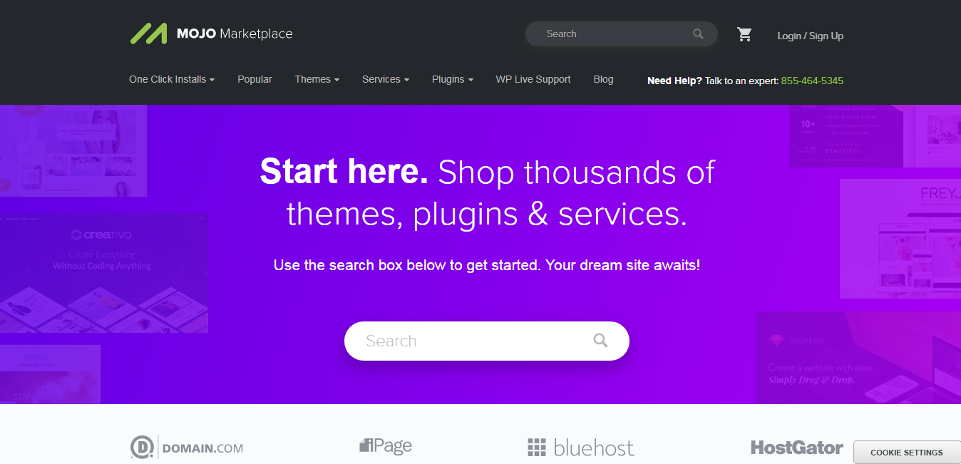 mojo theme- مارکت فروش قالب