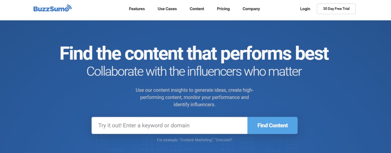 سایت Buzzsumo