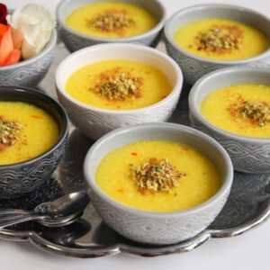 طرز تهیه شله زرد