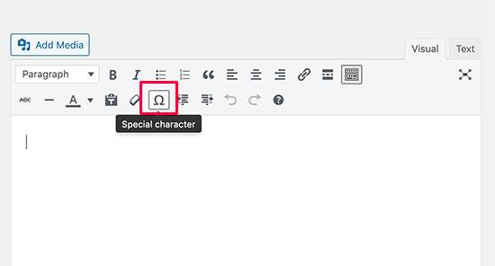 special character- انتخاب کاراکترهای خاص