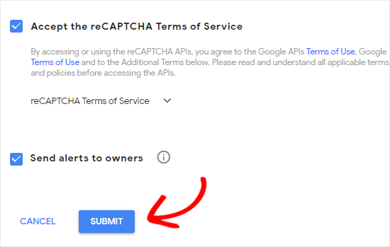 submit- افزودن کپچا به فرم‌های وردپرسی